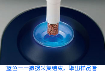 樣品測試結束后，MQC等待樣品的取出